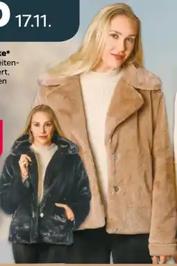 NETTO Damen Fellimitatjacken Angebot