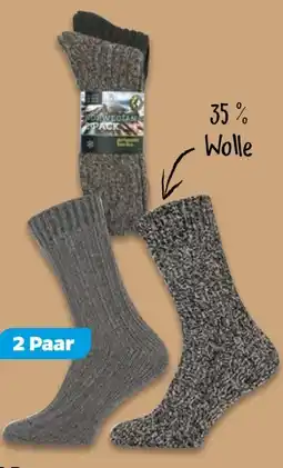 NETTO Unisex Norweger-Socken 2 Paar Angebot