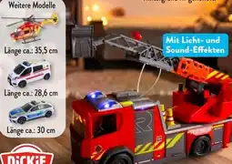 Aldi Süd Dickie Toys Einsatzfahrzeug Angebot