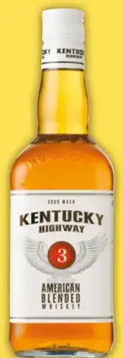 NETTO Kentucky Highway American Blended Whiskey 3 Years Angebot