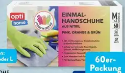 Aldi Süd Optihome Einmalhandschuhe Angebot