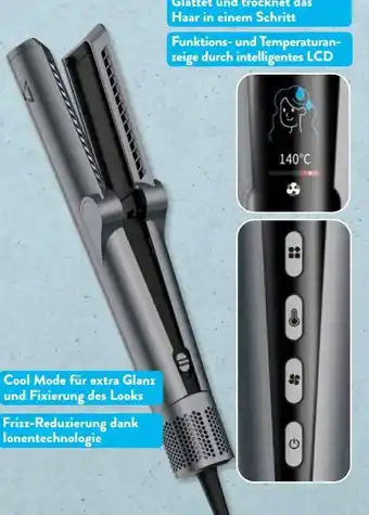 Aldi Süd Ambiano 2-in-1-Luft-Haarglätter Angebot