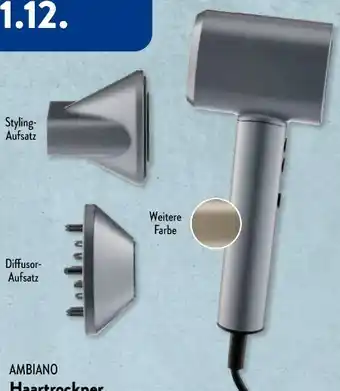 Aldi Süd Ambiano Haartrockner Angebot