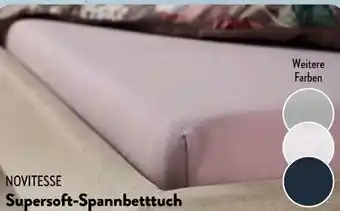 Aldi Süd Novitesse Spannbetttuch Supersoft Angebot
