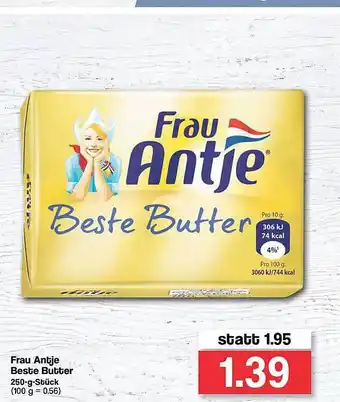 Famila Nord West Frau Antje Beste Butter Angebot