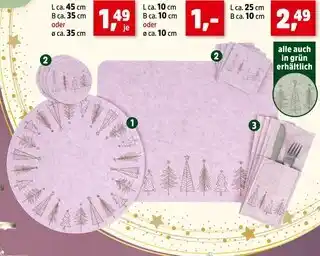 Thomas Philipps Tischset Angebot