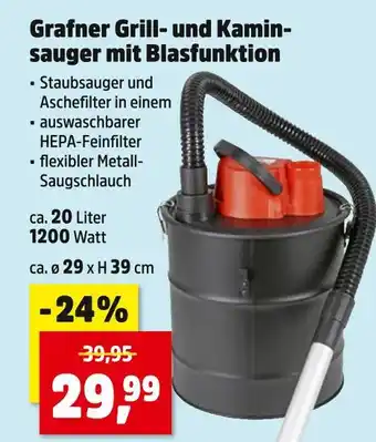 Thomas Philipps Grafner grill- und kaminsauger mit blasfunktion Angebot