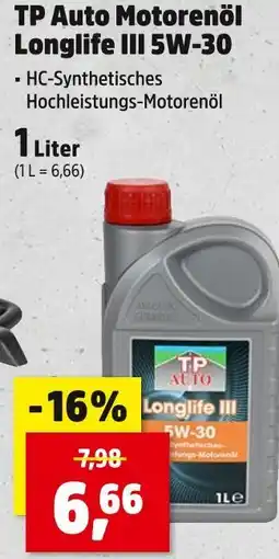 Thomas Philipps Tp auto longlife iii 5w-30 Angebot