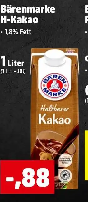 Thomas Philipps Bärenmarke h-kakao Angebot