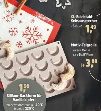 Thomas Philipps Silikon-backform für vanillekipferl Angebot