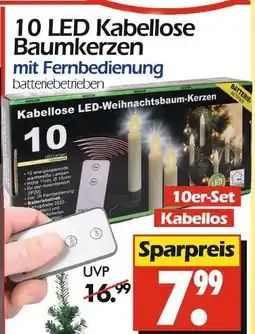 Wreesmann 10 led kabellose baumkerzen Angebot