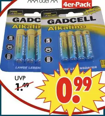 Wreesmann Gadcell alkaline aaa Angebot