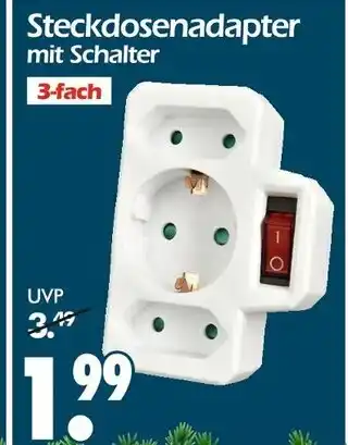 Wreesmann Steckdosenadapter mit schalter Angebot
