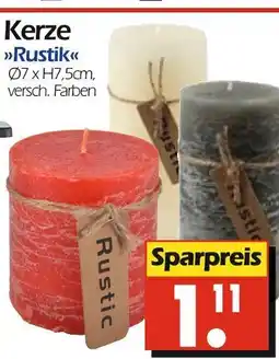Wreesmann Kerze 'rustik' Angebot