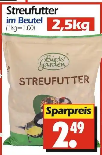 Wreesmann Birds garden streufutter Angebot
