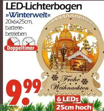 Wreesmann Led-lichterbogen winterwelt Angebot