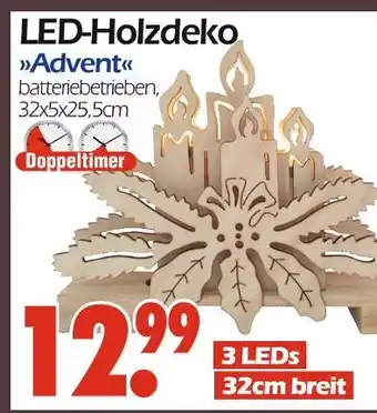 Wreesmann Led-holzdeko advent Angebot