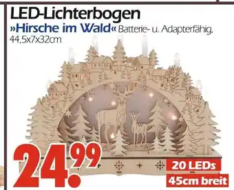 Wreesmann Led-lichterbogen hirsche im wald Angebot