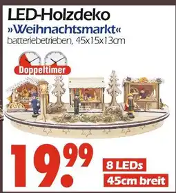 Wreesmann Led-holzdeko weihnachtsmarkt Angebot
