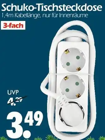 Wreesmann Schuko-tischsteckdose Angebot