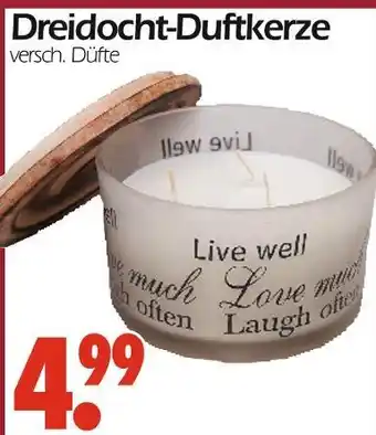 Wreesmann Dreidocht-duftkerze Angebot
