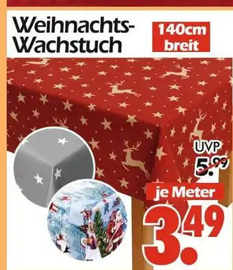 Wreesmann Weihnachts-wachstuch Angebot