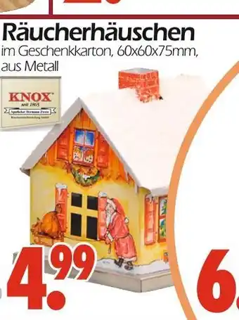 Wreesmann Knox räucherhäuschen Angebot