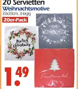 Wreesmann Servietten weihnachtsmotive Angebot