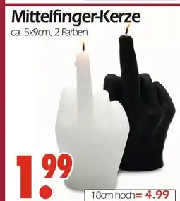 Wreesmann Mittelfinger-kerze Angebot