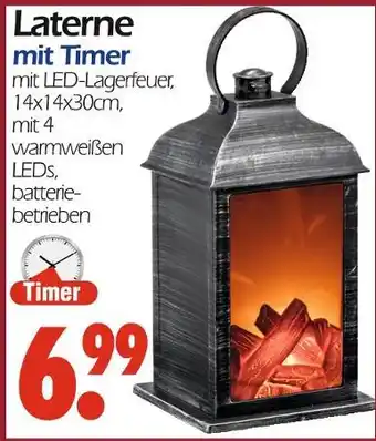 Wreesmann Laterne mit timer Angebot