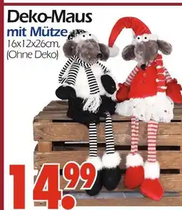 Wreesmann Deko-maus mit mütze Angebot