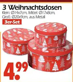 Wreesmann Weihnachtsdosen Angebot