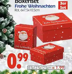 Wreesmann Boxenset frohe weihnachten Angebot