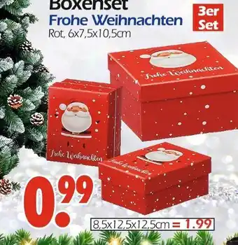 Wreesmann Boxenset frohe weihnachten Angebot