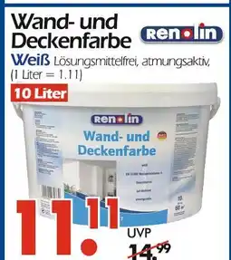 Wreesmann Renolin wand- und deckenfarbe Angebot