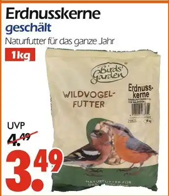 Wreesmann Birds garden erdnusskerne geschält Angebot