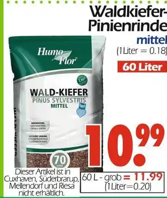 Wreesmann Humo flor waldkiefer pinienrinde mittel Angebot