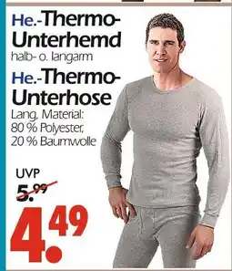 Wreesmann Thermo-unterhemd Angebot