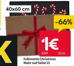 Rusta Fußmatte christmas Angebot