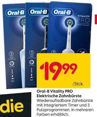 Rusta Oral-b vitality pro elektrische zahnbürste Angebot