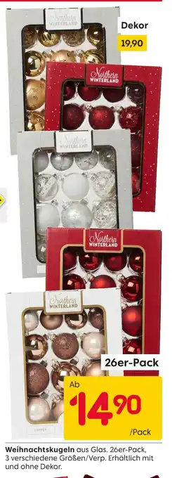Rusta Northern winterland weihnachtskugeln Angebot