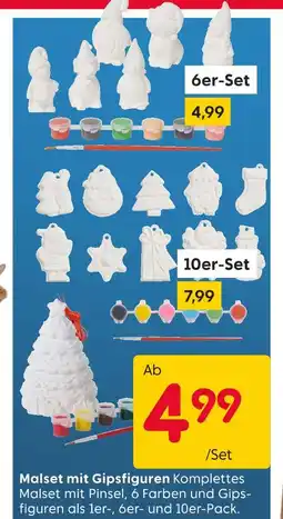 Rusta Malset mit gipsfiguren Angebot