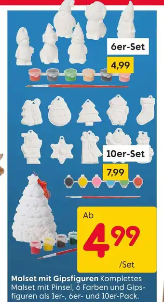 Rusta Malset mit gipsfiguren Angebot