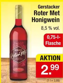 Zimmermann Gerstacker roter met honigwein Angebot