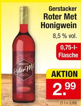 Zimmermann Gerstacker roter met honigwein Angebot