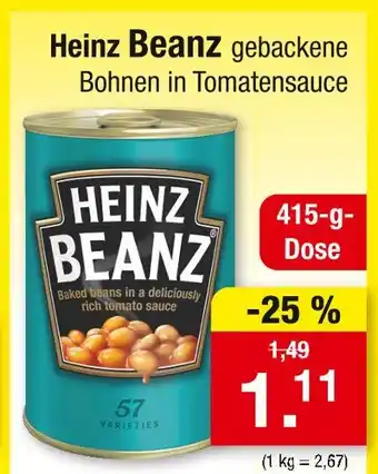 Zimmermann Heinz beanz Angebot