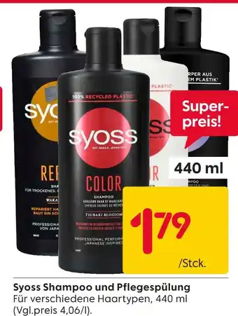 Rusta Syoss shampoo und pflegespülung Angebot