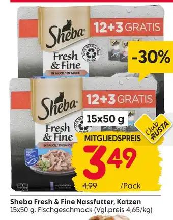 Rusta Sheba fresh & fine nassfutter, katzen Angebot