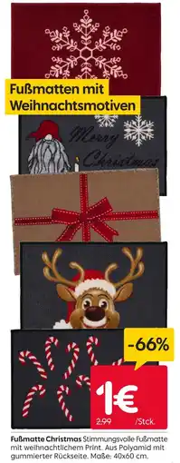 Rusta Fußmatte christmas Angebot