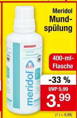 Zimmermann Meridol mundspülung Angebot